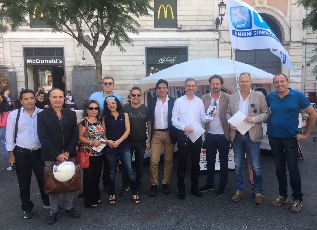 Referendum costituzionale: Ugl in piazza a Catania per il NO