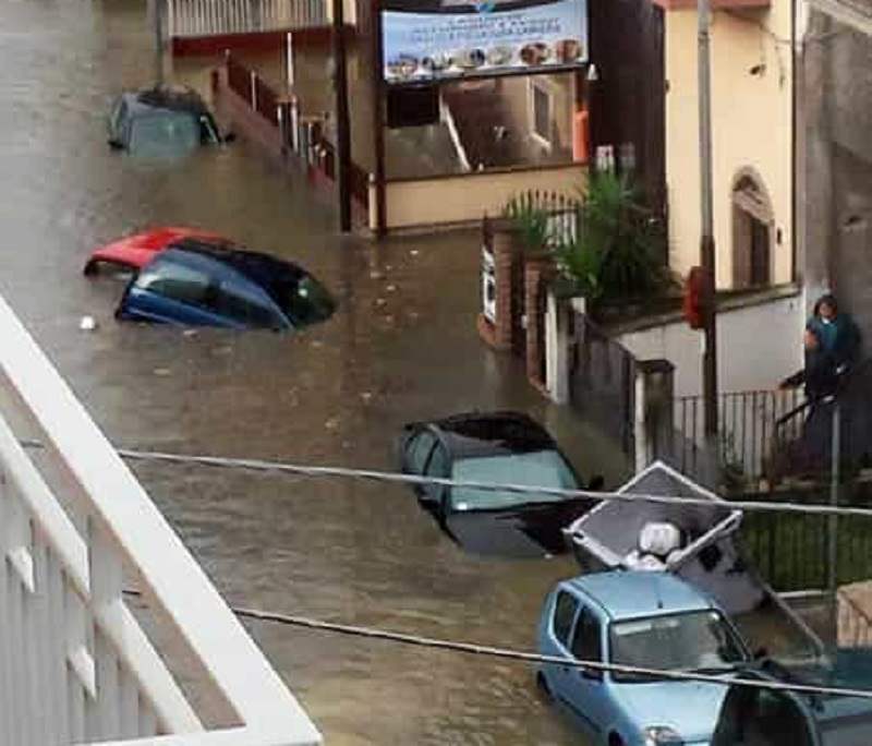 San Giorgio, un’ora di pioggia e si allaga tutto