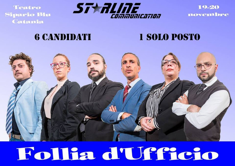 “Follia d’ufficio” lancia la nuova stagione della Compagnia Pensieri Riflessi