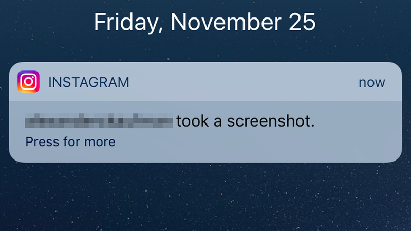 Instagram, addio allo screenshot alle foto: da oggi arriverà una notifica