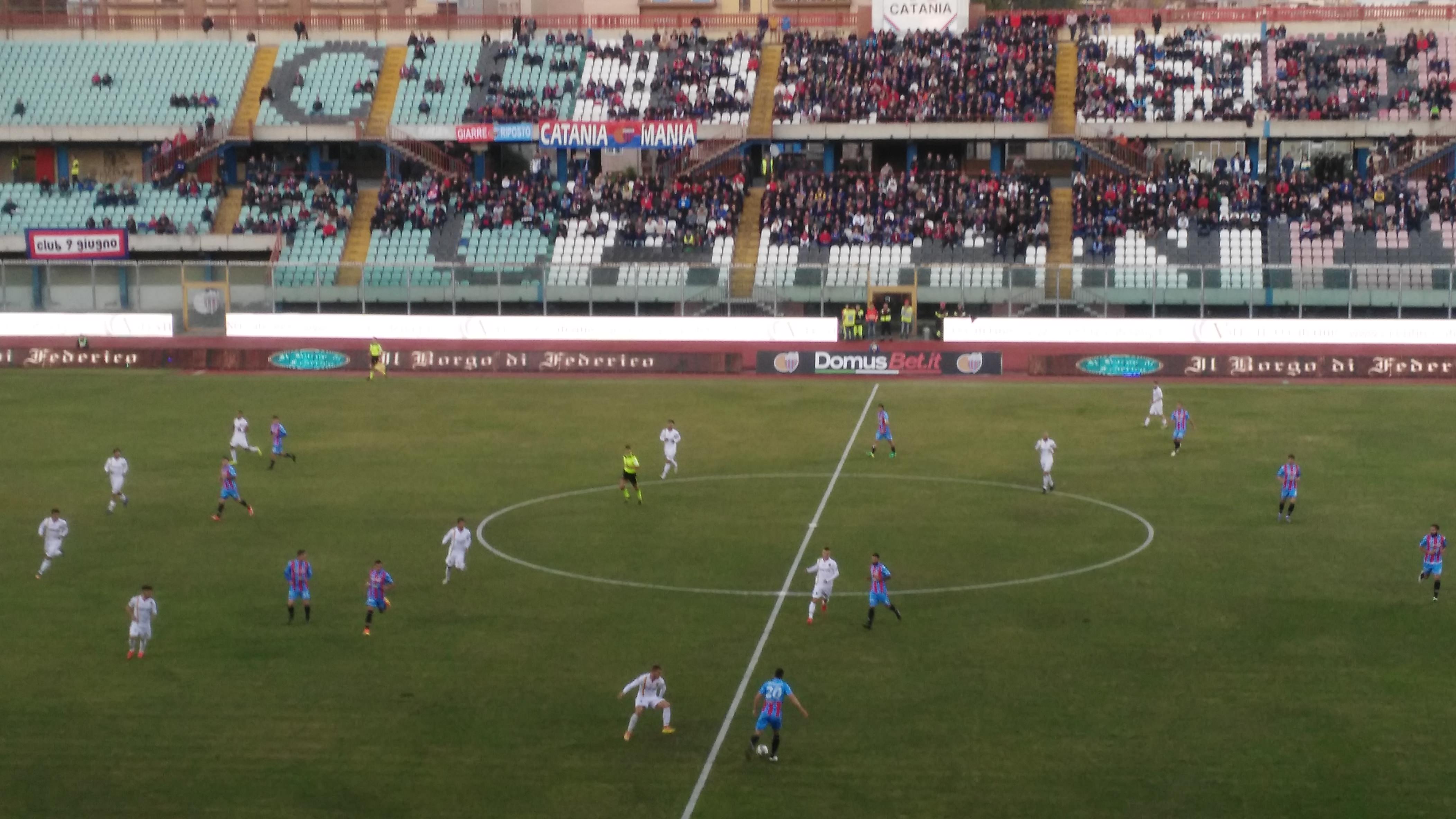 Catania 3-1 Catanzaro, rivivi la cronaca testuale del match