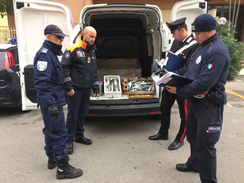 Palermo, sequestrati prodotti ittici ad ambulanti
