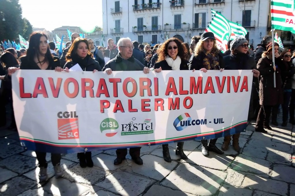 Vertenza Almaviva, Miccichè una delegazione sindacale: all’ordine del giorno la tutela dei lavoratori