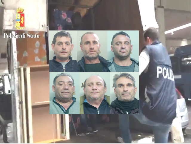 Operazione “Picanello connection”: i VIDEO e le FOTO degli arrestati