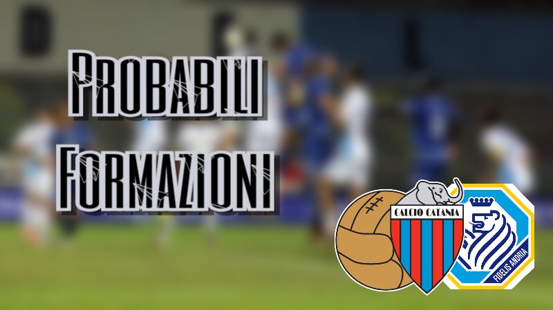 Catania – Fidelis Andria, le probabili formazioni