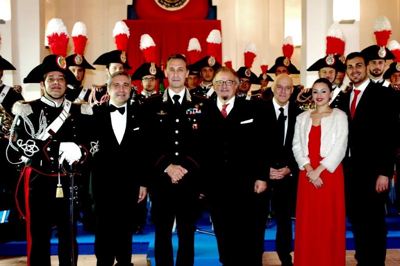Concerto di Natale e scambio d’auguri al comando Legione Carabinieri