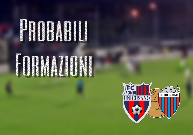 Fondi-Catania, le probabili formazioni
