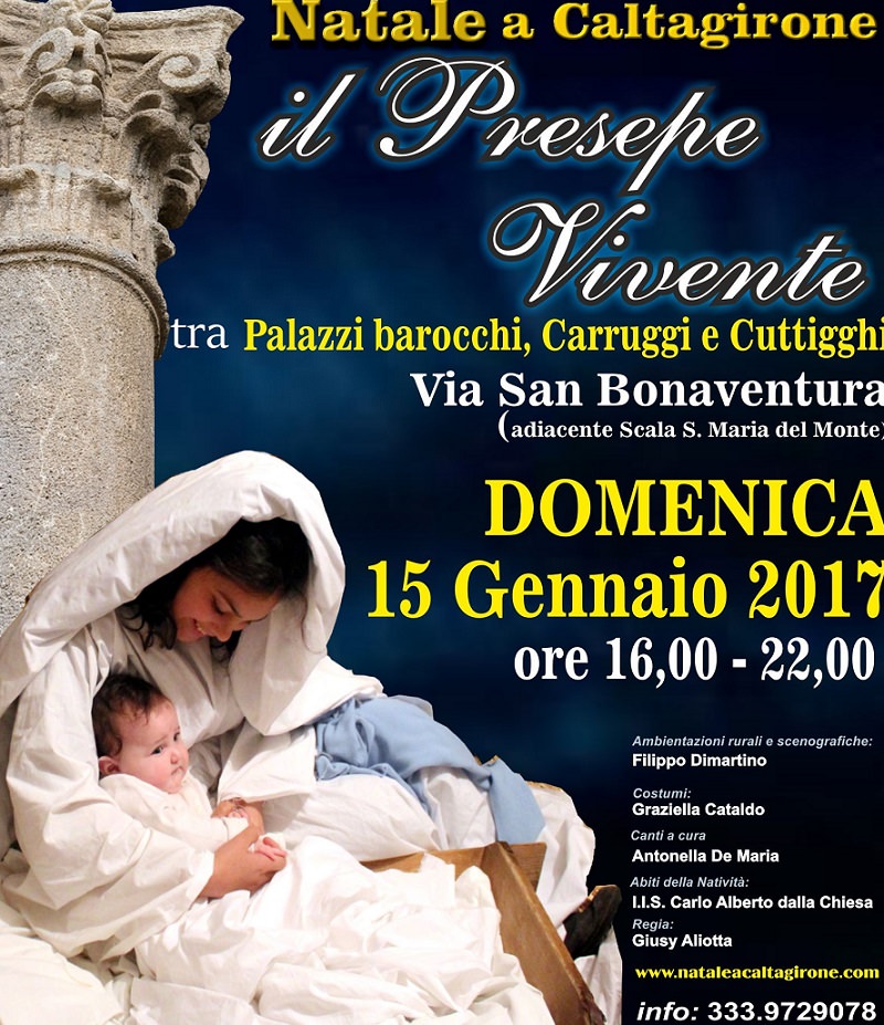 Domenica il “prezioso” Presepe vivente a Caltagirone