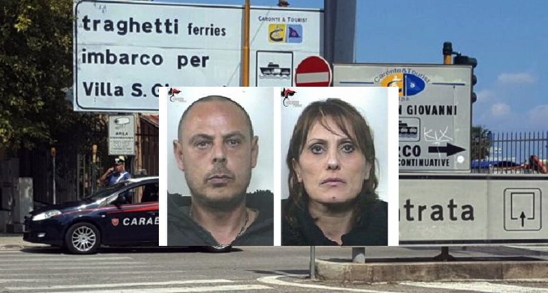 Blitz all’approdo di una nave traghetto: arrestati latitante armato e compagna pregiudicata