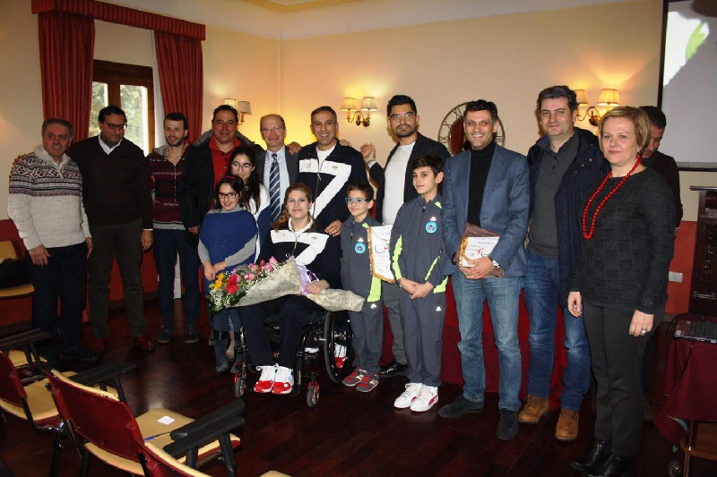 La campionessa paralimpica Giada Rossi a Pedara La campionessa paralimpica Giada Rossi a Pedara