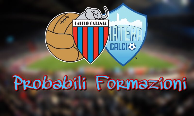 Catania-Matera, le probabili formazioni