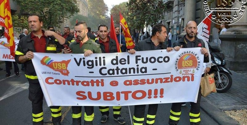 Vigili del Fuoco di Catania disgustati per poca considerazione ricevuta da Bianco