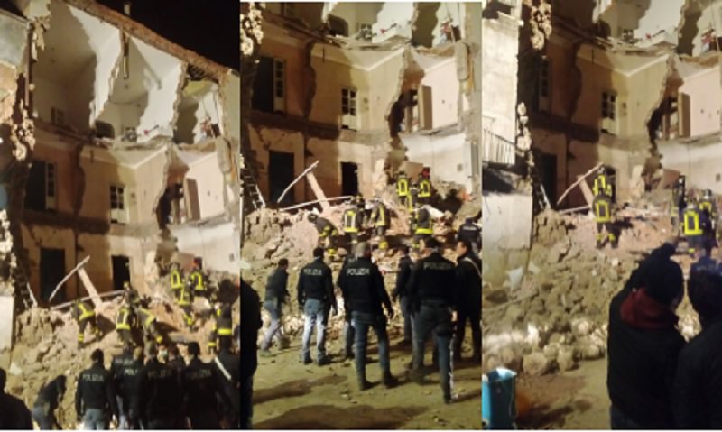 Crolla una palazzina in centro a Catania, si parla già di vittime