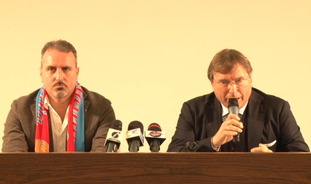 Catania, Lo Monaco presenta Petrone: “Logico puntare su di lui. Ripartiamo dopo la dolorosa sconfitta di Agrigento”