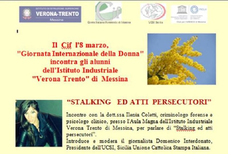 Incontro a Messina con la criminologa Ilenia Coletti