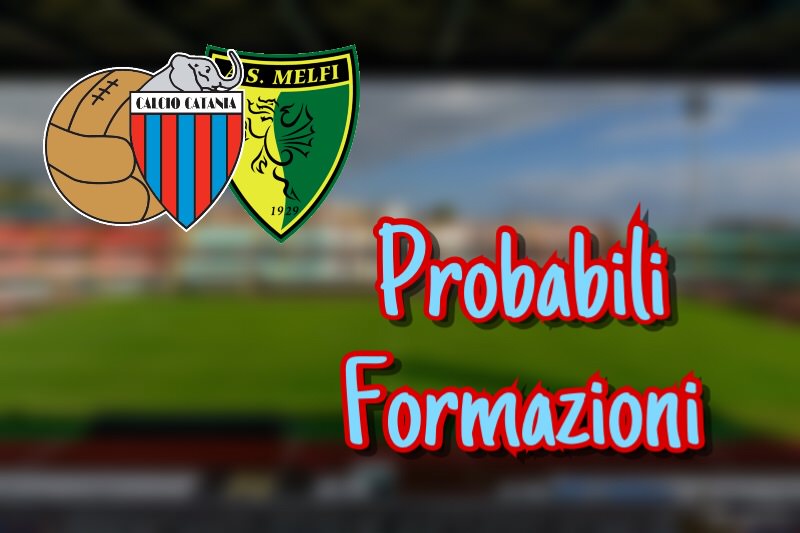 Catania-Melfi, le probabili formazioni