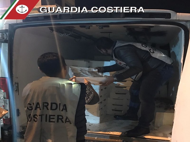 Pesca illegale: oltre 2.000 chili di pesce sequestato Pesca illegale: oltre 2.000 chili di pesce sequestato