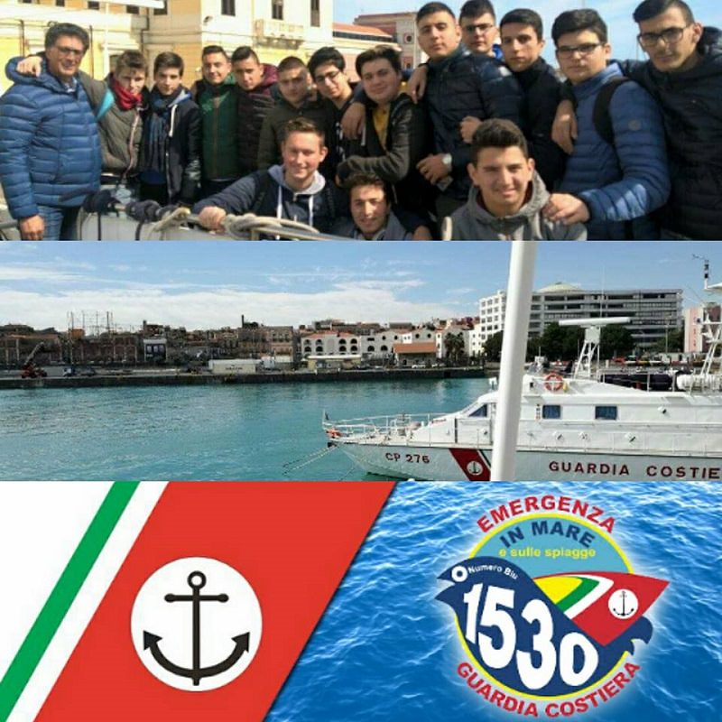 Istituto Majorana-Meucci di Acireale visita Capitaneria di Porto di Catania