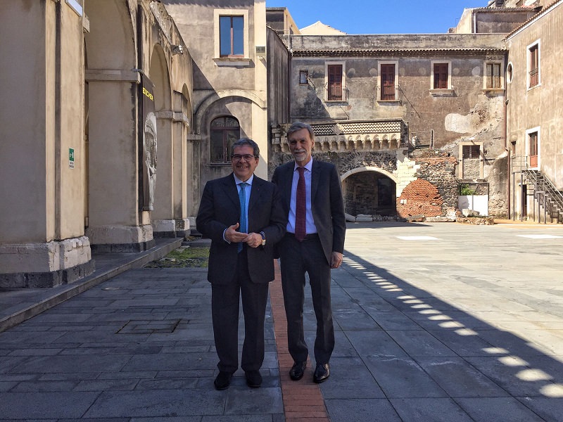 Catania, ministro Delrio al Palazzo della Cultura