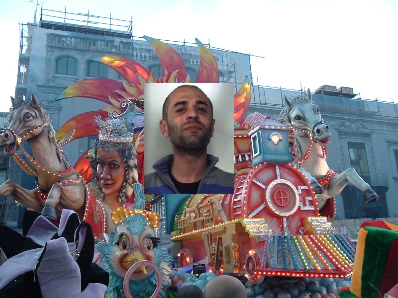 Prende a calci e pugni venditore ambulante e carabinieri: acese arrestato a Carnevale