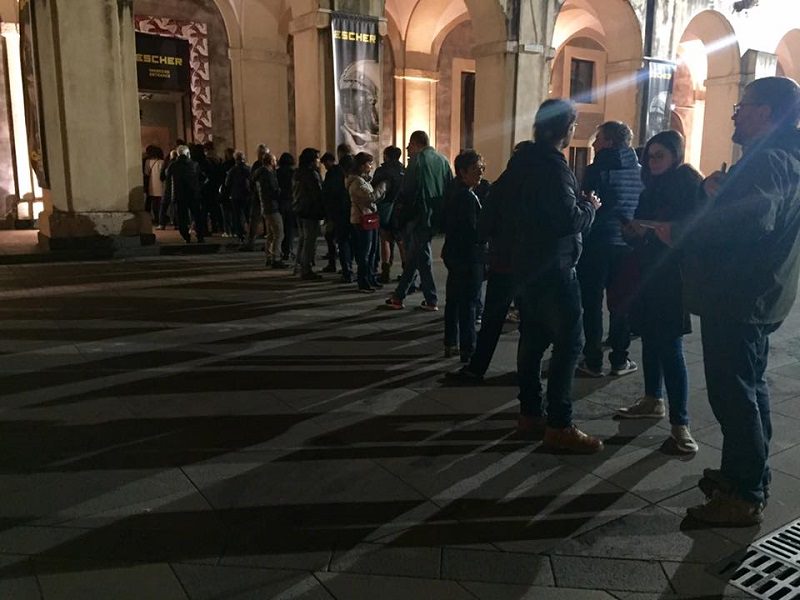 Escher conquista tutti: oltre mille visitatori al Palazzo della Cultura
