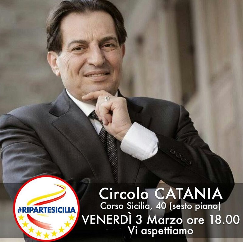 Inaugurazione sede #RiparteSicilia a Catania, sarà presente anche il presidente Crocetta
