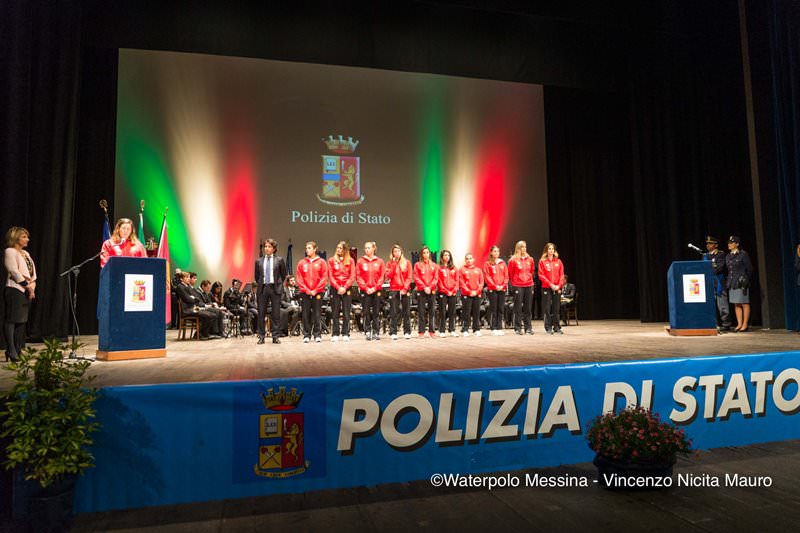 Waterpolo Messina ospite d’onore alla festa della Polizia