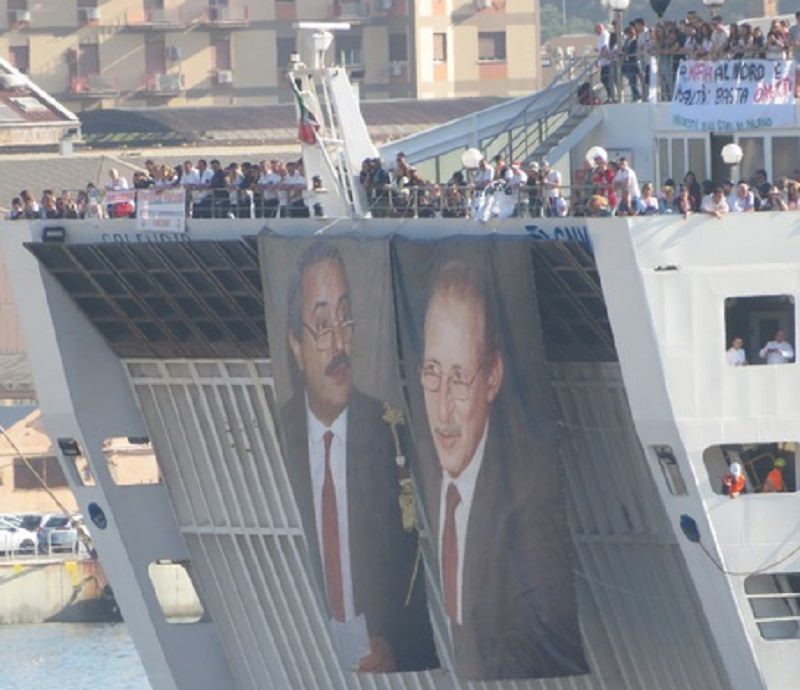 Da Civitavecchia a Palermo arriva la Nave della legalità: in ricordo della strage di Capaci