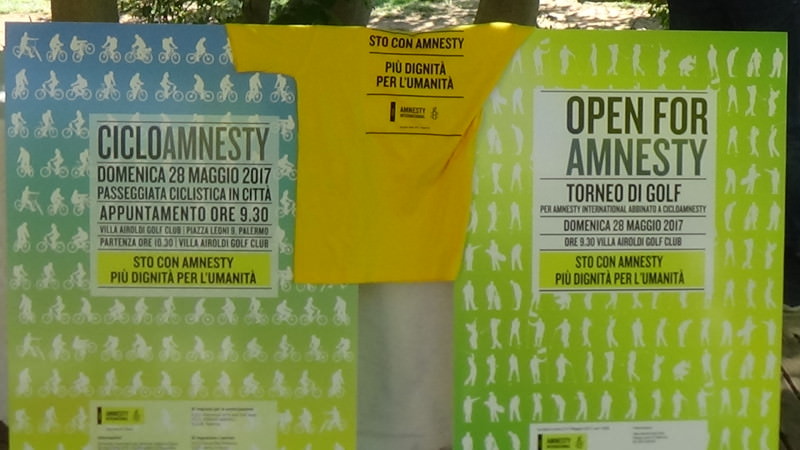 Amnesty International, il 28 maggio a Palermo celebrazione del 56° anniversario