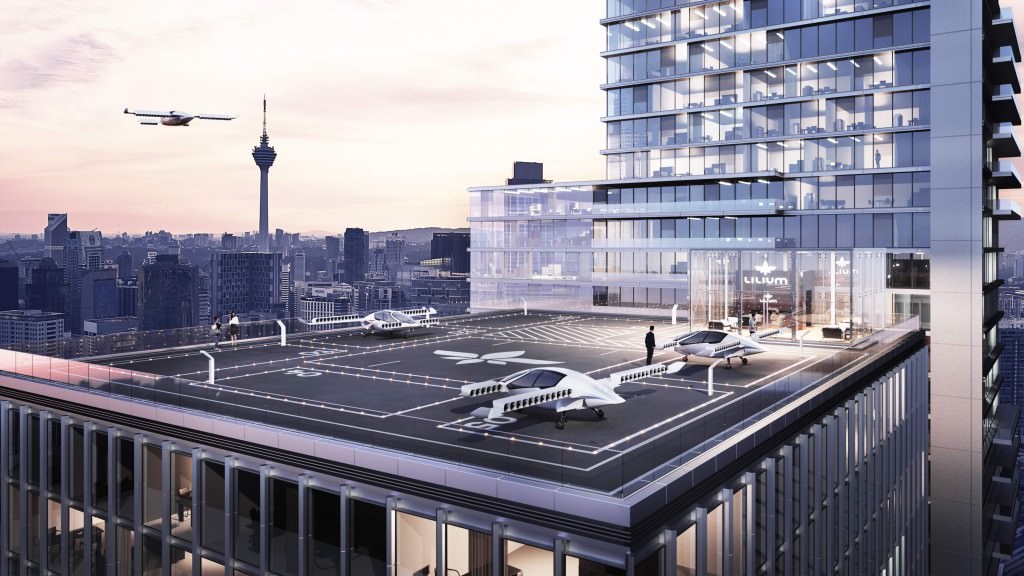 Lilium Jet, il taxi dei cieli