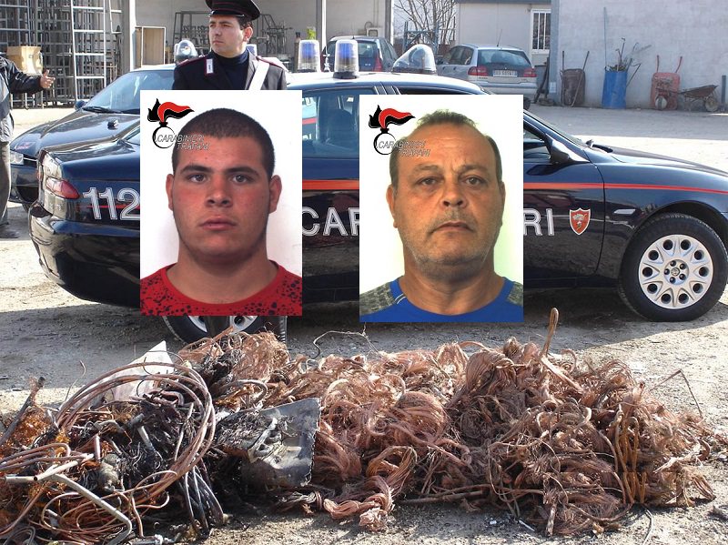 Furto di rame al dissalatore Xitta: due arresti