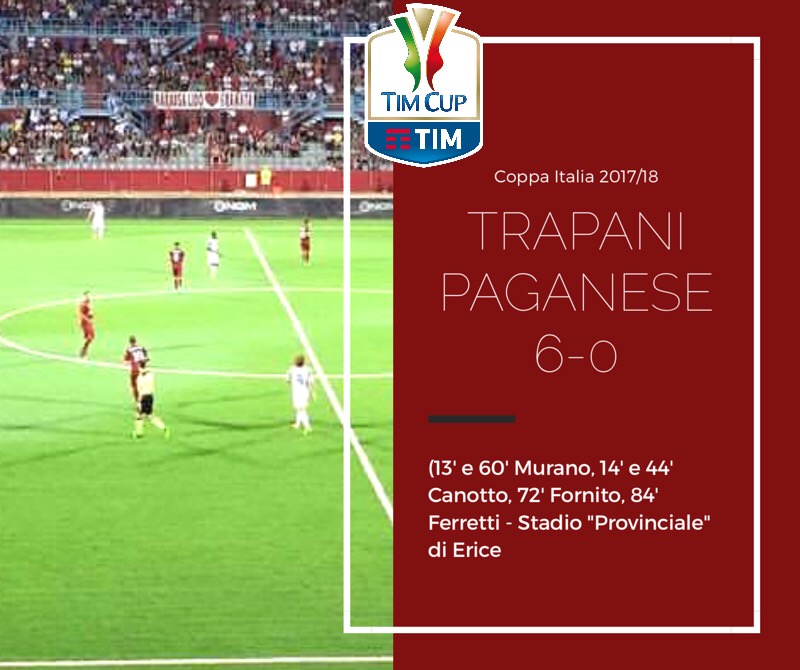 Questo Trapani fa paura: 6-0 alla Paganese, ora la Ternana