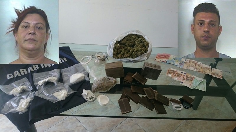 Servizi antidroga: due arrestati a San Lorenzo. Sequestrati 3 chili di hashish, un chilo di marijuana e contanti