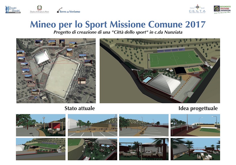 Mineo: domani presentazione del progetto “Città dello sport”