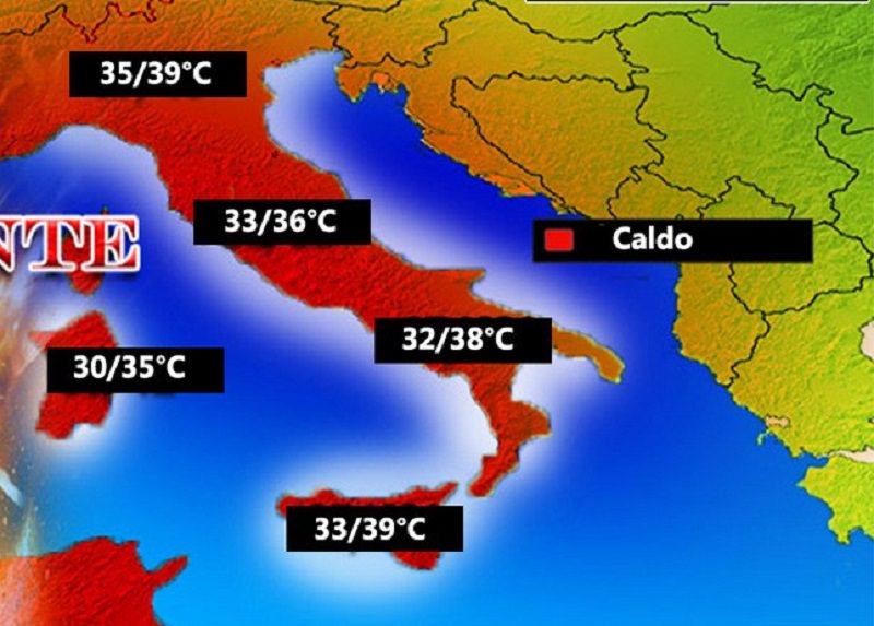 Salutiamo il fresco, ritorna Caronte: in Sicilia di nuovo 40 gradi