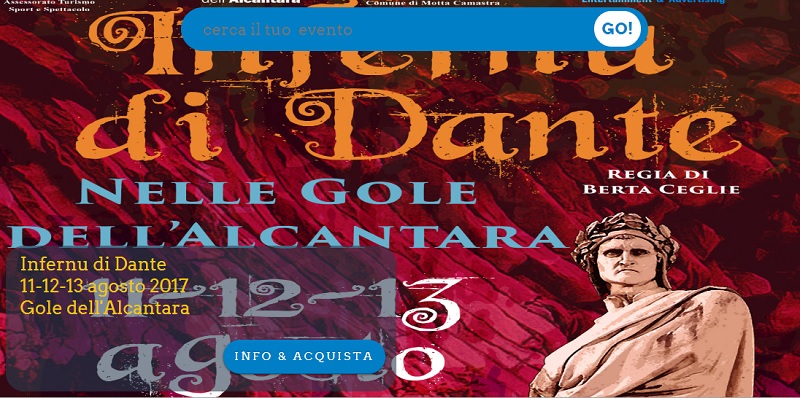 Alle Gole dell’Alcantara è… “Infernu di Dante”