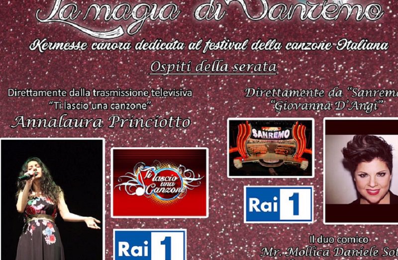 Domani sera ad Alì Superiore, una serata dedicata al Festival di Sanremo