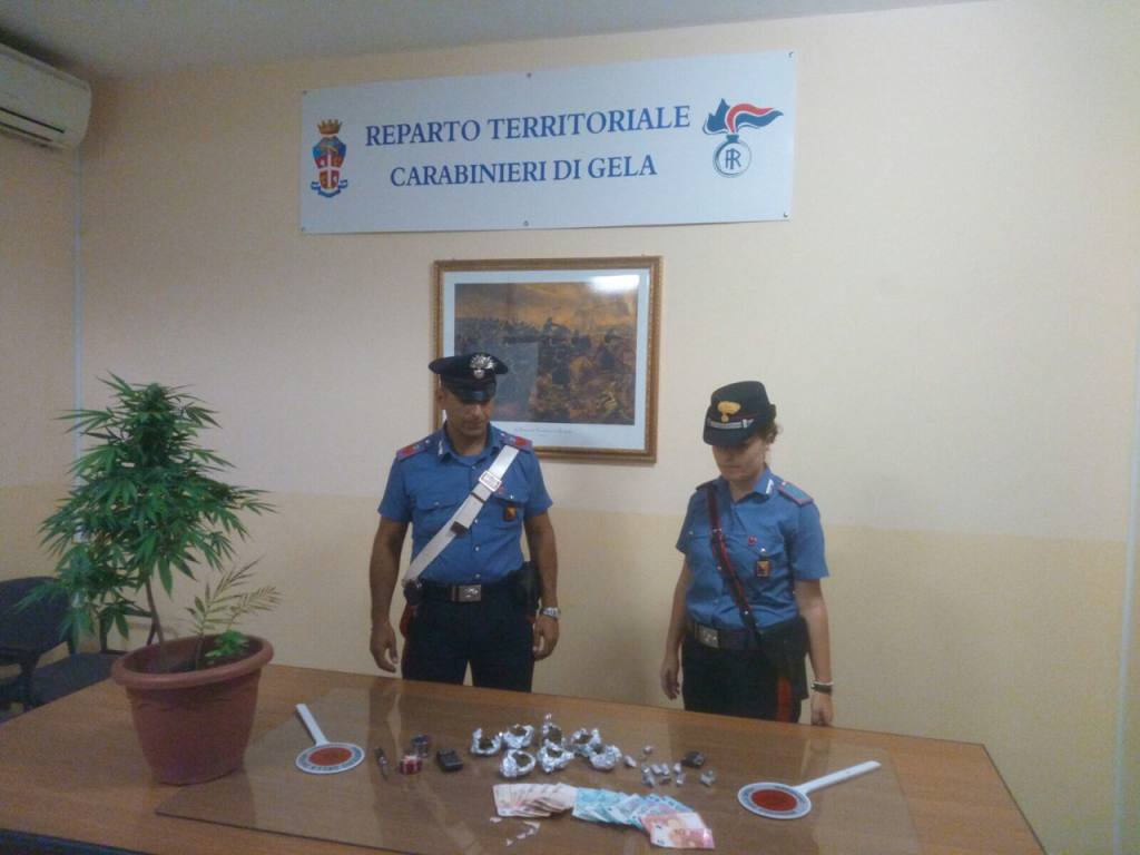 Gela, scoperto laboratorio della droga. Un arresto