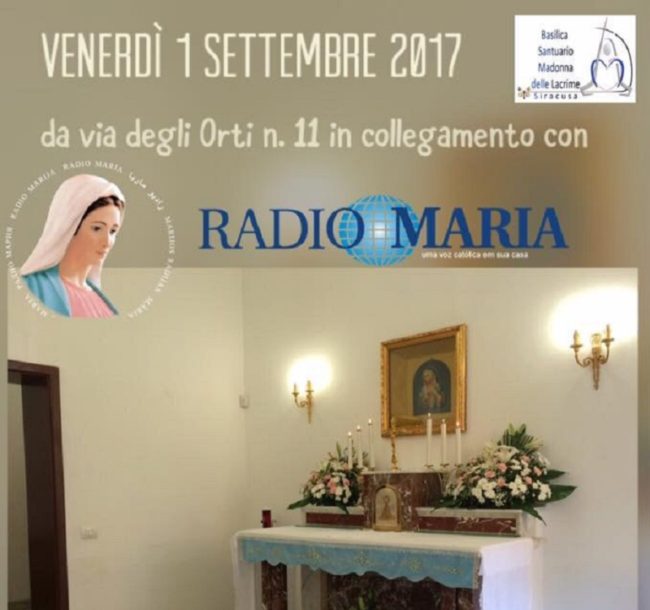 64° Anniversario della Lacrimazione di Maria a Siracusa