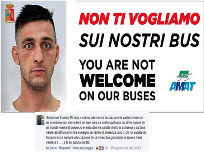 Prima si vanta sui social, poi si scusa: parla il ladro della foto segnaletica sui bus