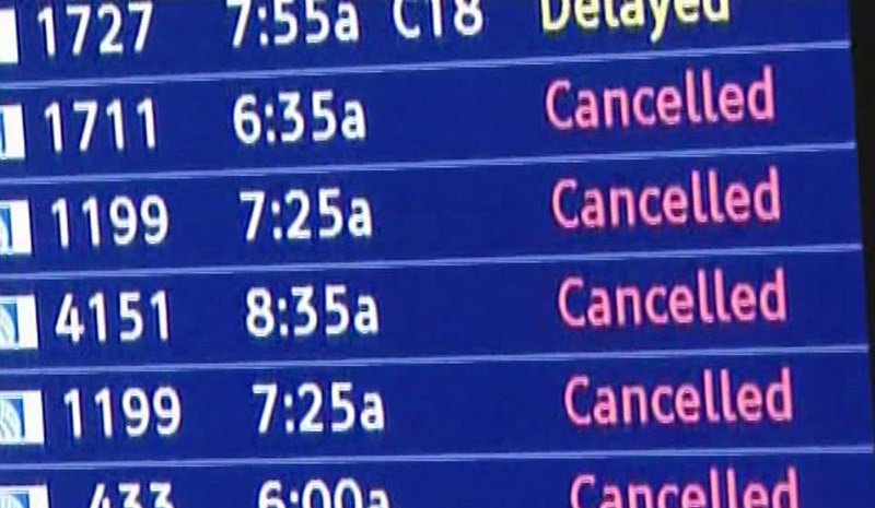 Maltempo, disagi all’aeroporto: cancellati o posticipati voli per Fiumicino