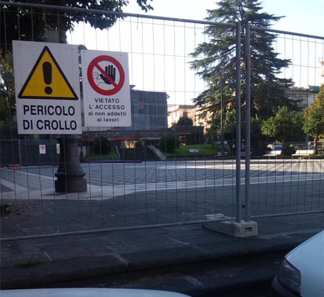 Il Santuario di Valverde tra voragini e crepe: un pezzo di storia in pericolo, si aspettano i risultati