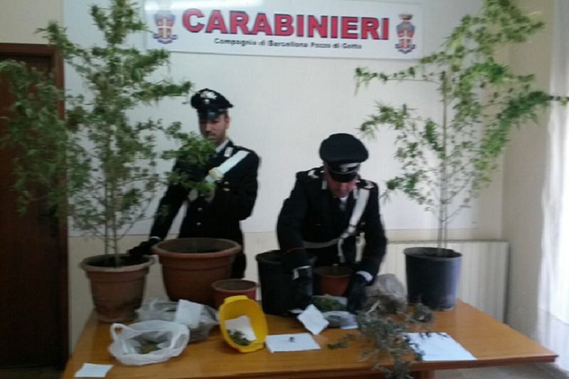 Cede pacco contenente marijuana, pizzicato dai carabinieri, 23enne finisce in manette