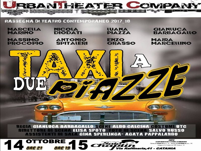 Teatro, passione e giovani: l’Urban Theatre all’esordio con “Taxi a due piazze”