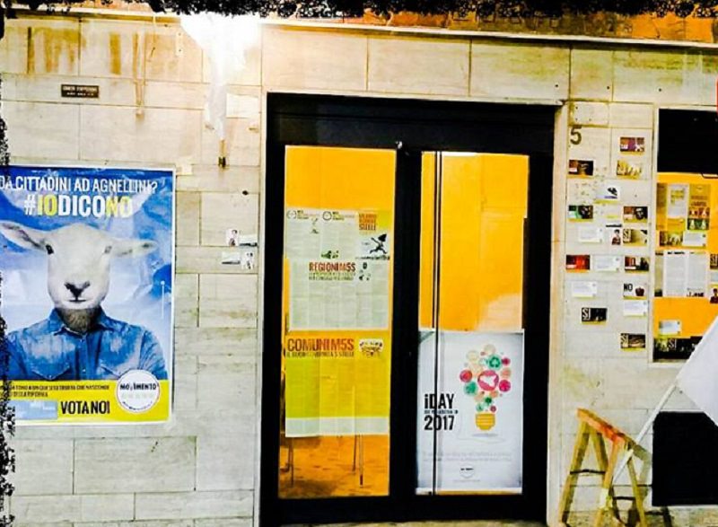 Motta, carbonizzato manifesto dei 5 stelle, Carrà: “esprimo la mia solidarietà”
