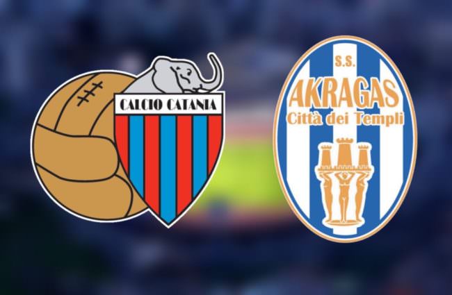 Catania-Akragas 2-0: finisce qui, etnei vincenti. RIVIVI LA CRONACA