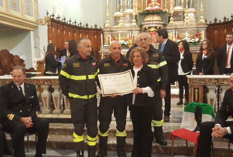 Premio Idria 2017: vigili del fuoco premiati per il loro valore morale e culturale