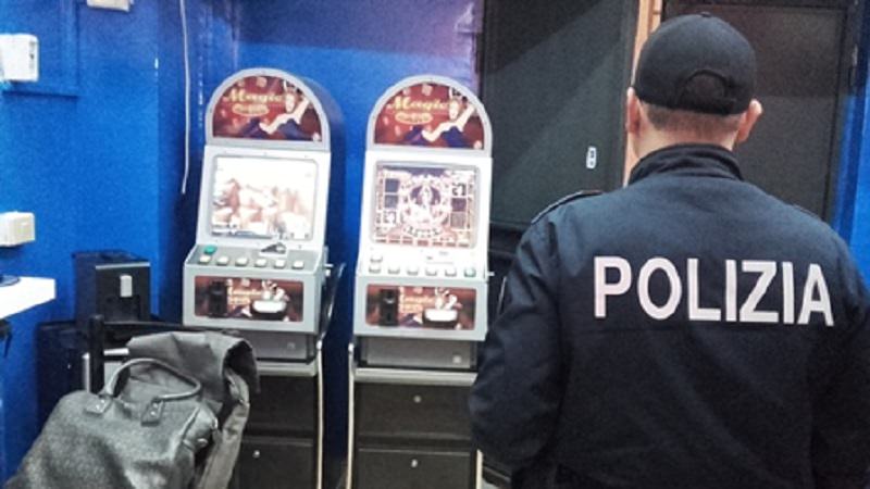 Librino nel mirino di controlli, sequestri e sanzioni: interessate due sale giochi e un gommista. LE FOTO