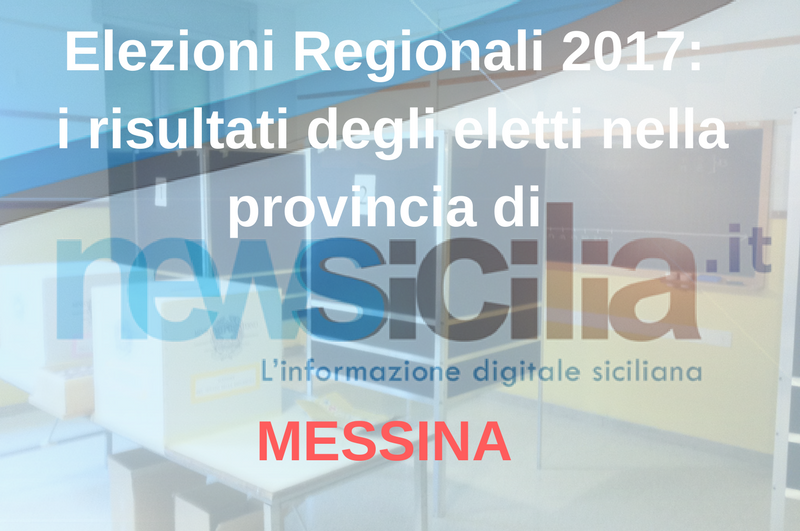 Elezioni regionali 2017: i risultati degli eletti nella provincia di MESSINA