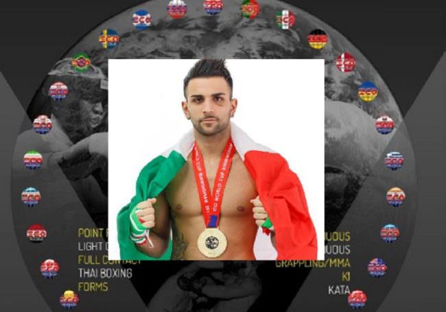 Graziano Falzone sul tetto del mondo, è campione di kick boxing: “È stata la mia finale, ma non mi sento arrivato”